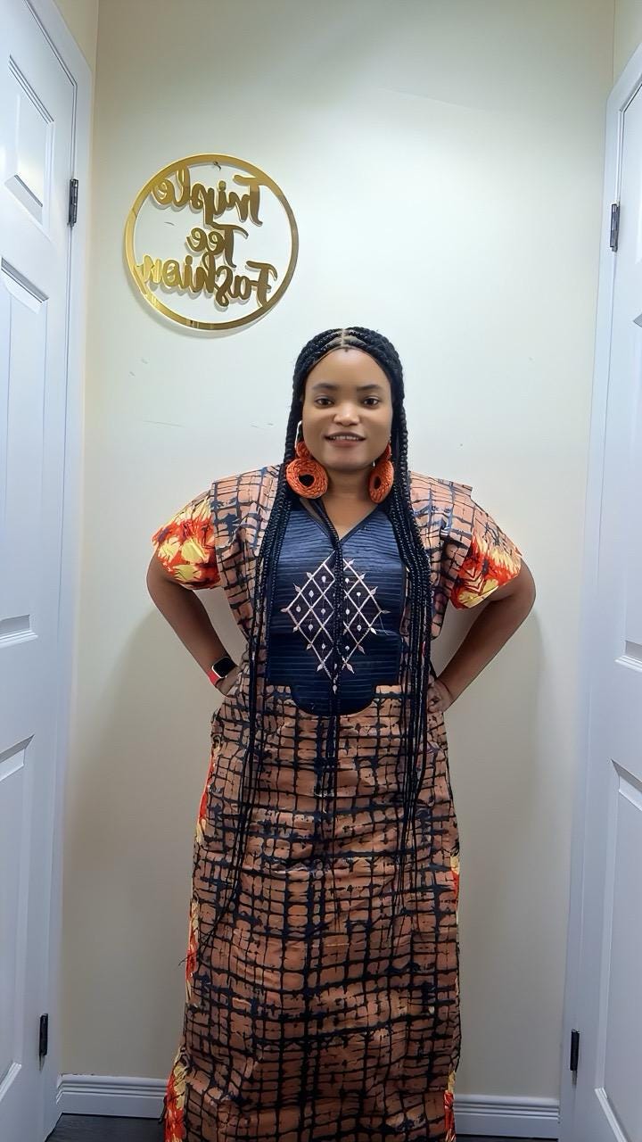 Ankara Dress | Phoenix Embroidery African Print Kaftan