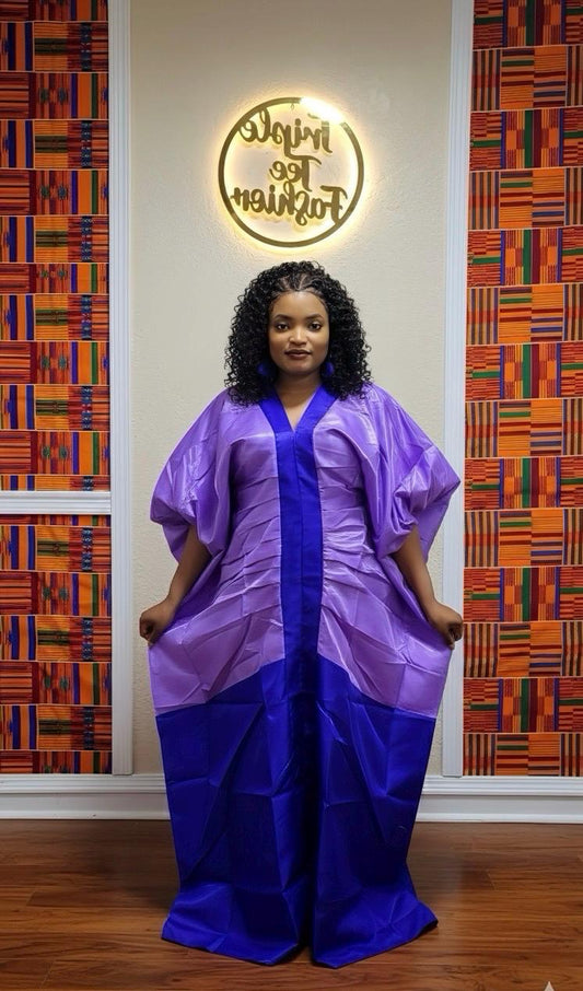 African Mikado Boubou Dress | Nigerian Kaftan, Party Gown