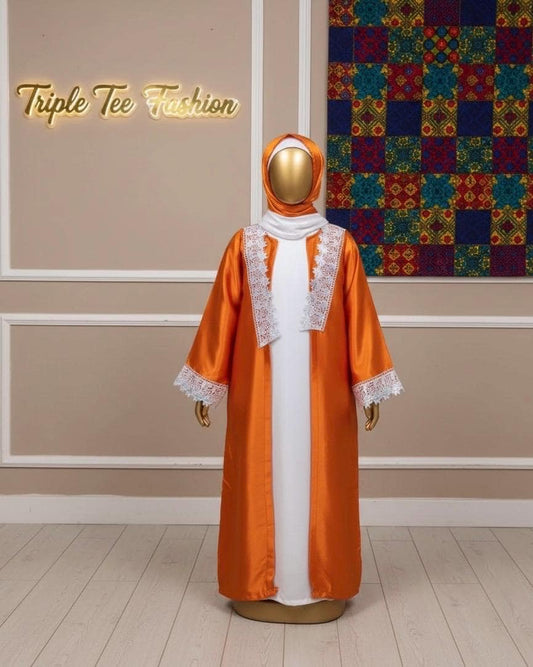 Jalabiya for kids| Eid baby girl outfit| Eid dress for kids| baby girl wear| Muslim Kids| Abaya kids