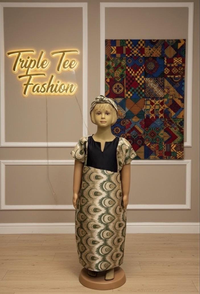 African boubou dress for kids| Brocade African baby girl outfit| Eid dress for kids| Nigerian baby girl wear| Ankara for kids| kids birthday