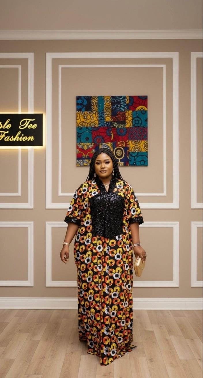 African Ankara dress| danshiki | Kaftan| African print dress | Nigerian made | Wedding Party dress| Boubou| Rich aunty vibes