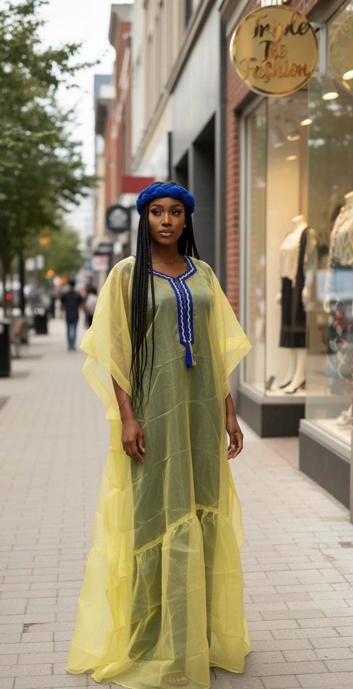 African dress| Adire| long danshiki | Kaftan| Jalabiya| Rich aunty | Nigerian made dress| Party dress| One size fits all| Organdi