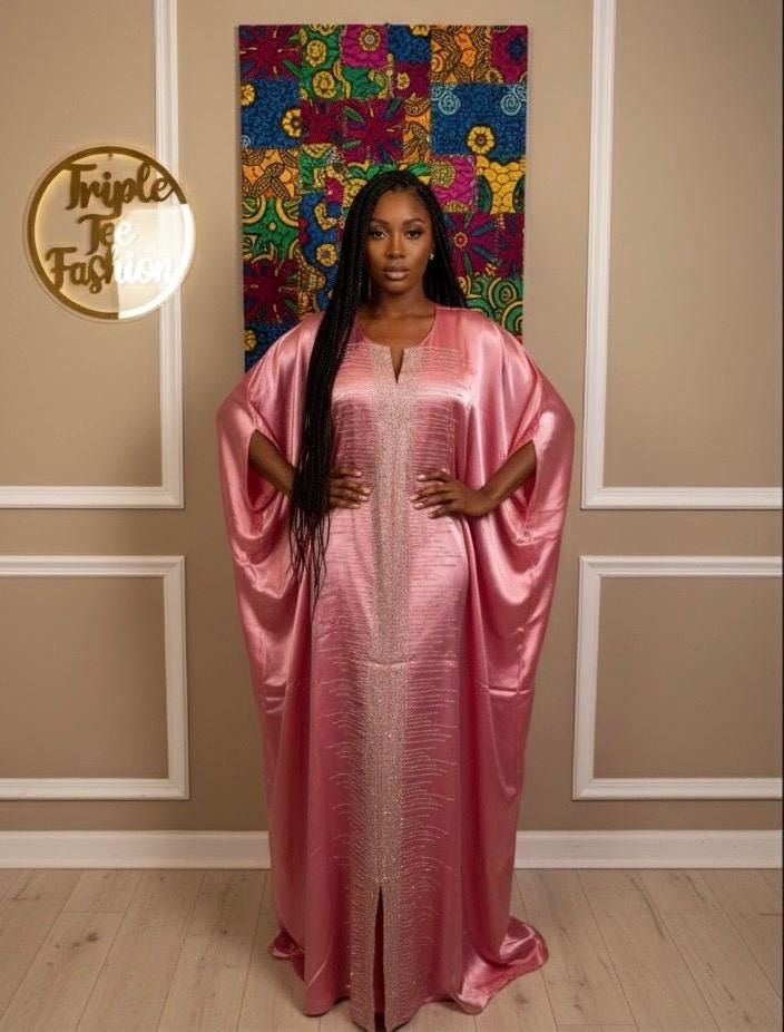 High quality duchess silk dress| Boubou| Rich aunty vibes| African dress| danshiki | Kaftan| Jalabiya| Rich aunty | Nigerian dress| Ankara