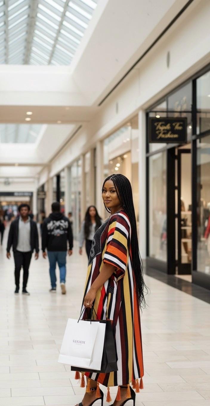 African Print Kaftan Dress | Adire Short Danshiki, Ankara Cotton