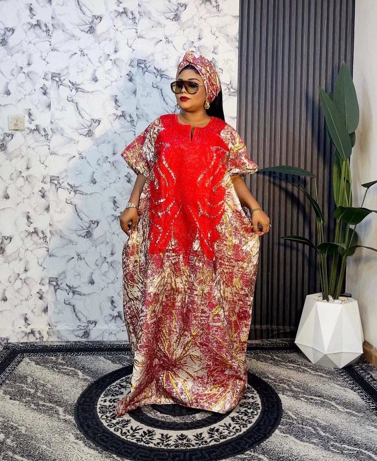High Quality European Damask Brocade Agbada dress| danshiki| Nigerian made | African Fashion| Boubou| Rich aunty| Agbada for women| Tinko