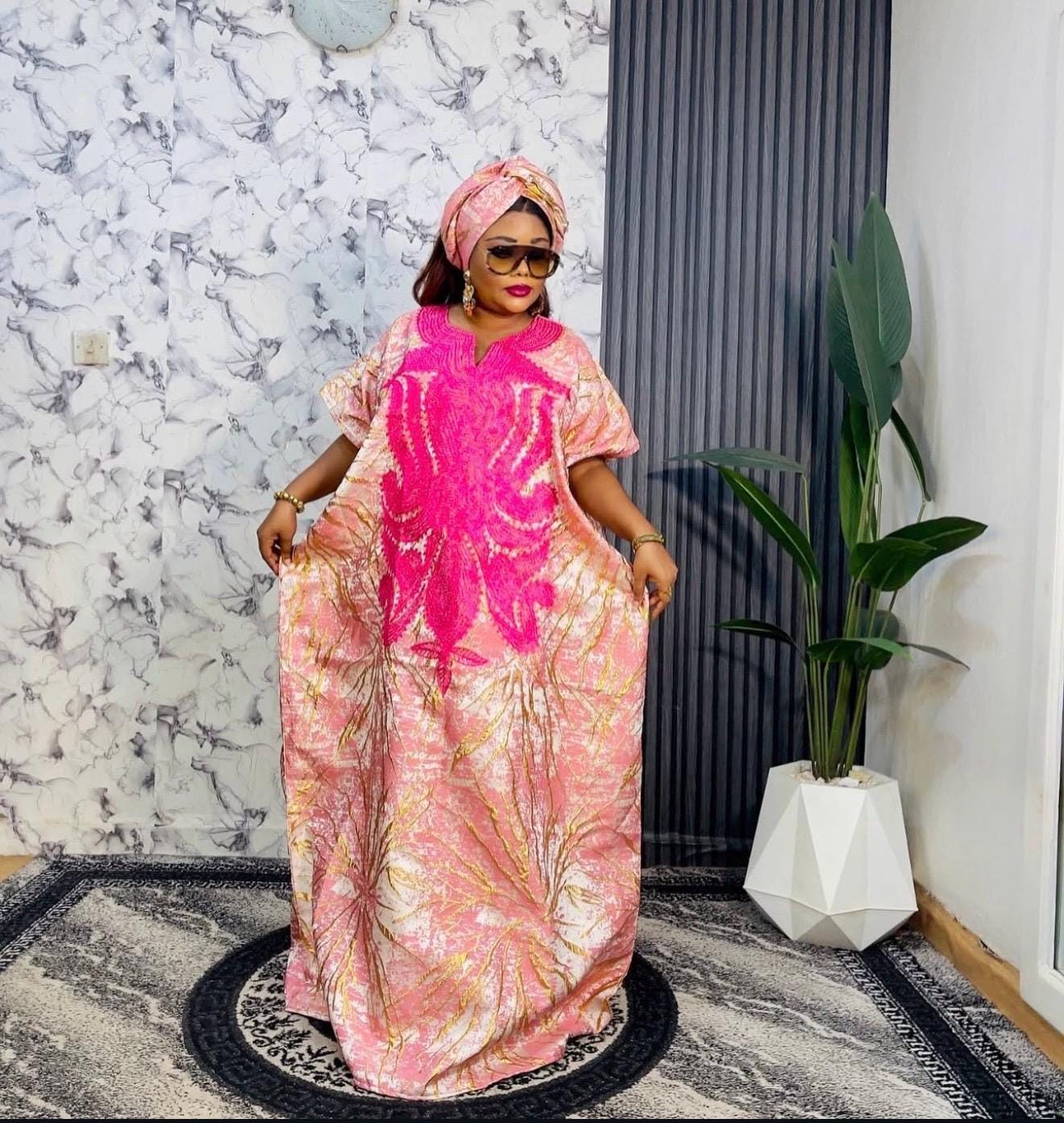 High Quality European Damask Brocade Agbada dress| danshiki| Nigerian made | African Fashion| Boubou| Rich aunty| Agbada for women| Tinko