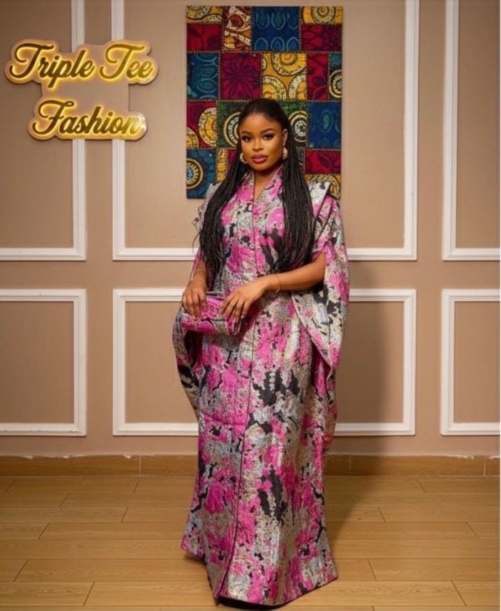 African brocade boubou dress| Rich aunty| danshiki | Kaftan| Jalabiya| Nigerian dress bubu| Party dress| European brocade boubou| Modesty