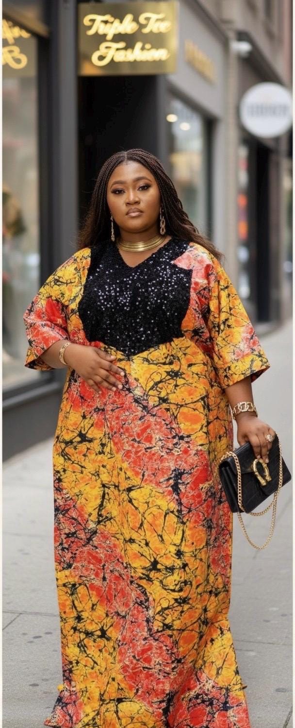 African Adire Kampala Boubou Kaftan|Ankara African print dress | Nigerian made | Wedding Party dress| Rich Aunty| Kampala