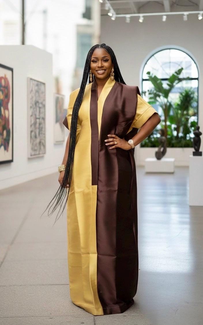 Mikado Boubou Kaftan | African Party Dress