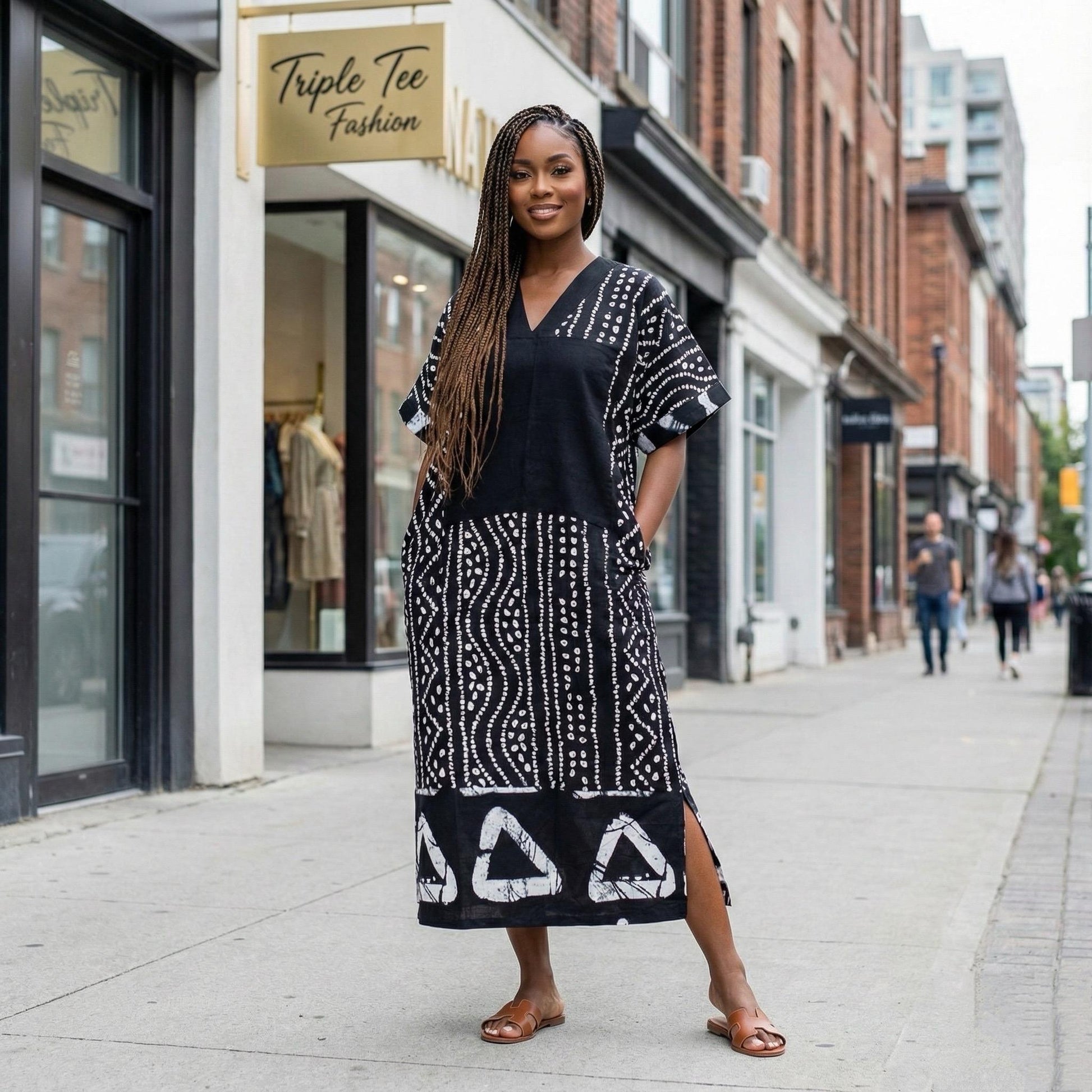 African Ankara Boubou dress| Kaftan| Handmade African print dress | Nigerian made | Tie and Dye | Boubou| Rich aunty| Bubu