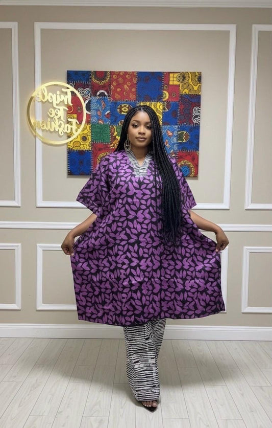 African Adire dress and trouser | danshiki | Kaftan| African print dress | Nigerian made | Wedding Party dress| Boubou | Rich aunty vibes