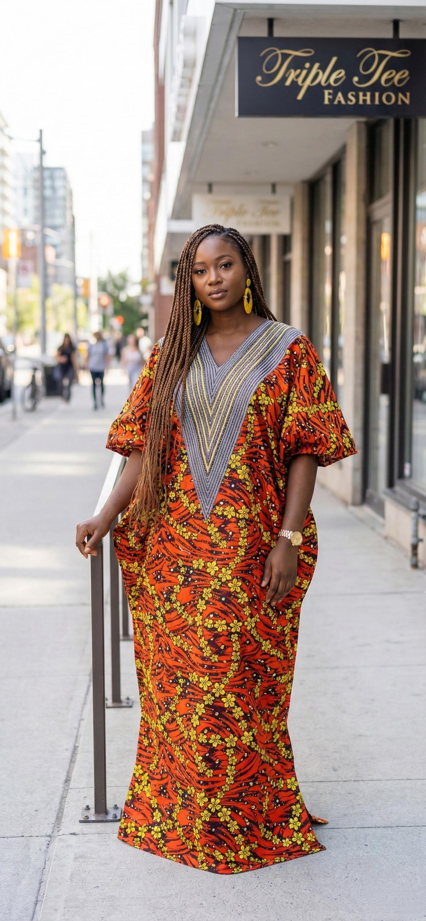 African Ankara Brocade dress| danshiki | Kaftan| Handmade African print dress | Nigerian made | Tie and Dye | Boubou| Rich aunty| Ankara