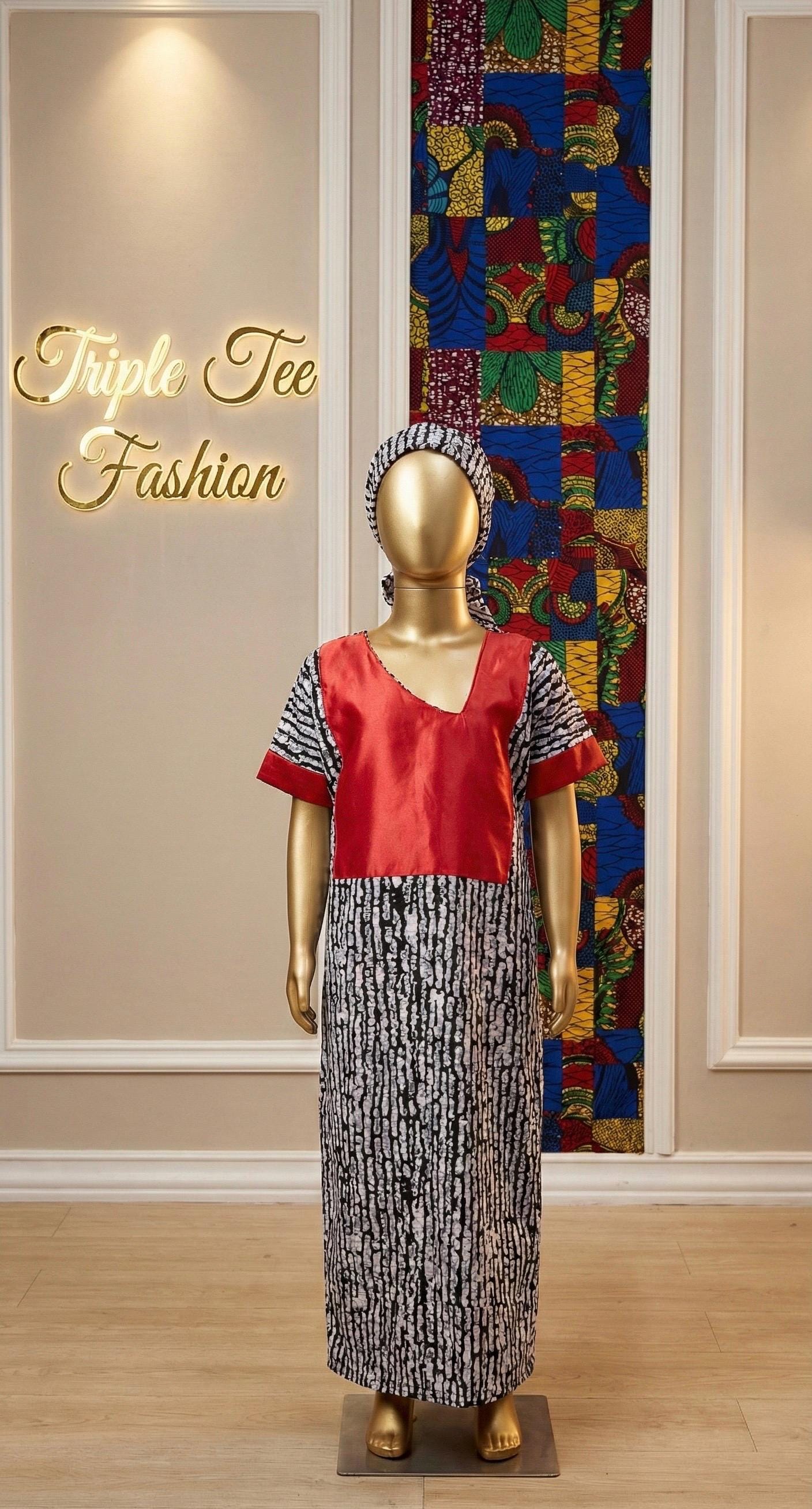 Ankara Baby Girl Dress | Vibrant African Boubou