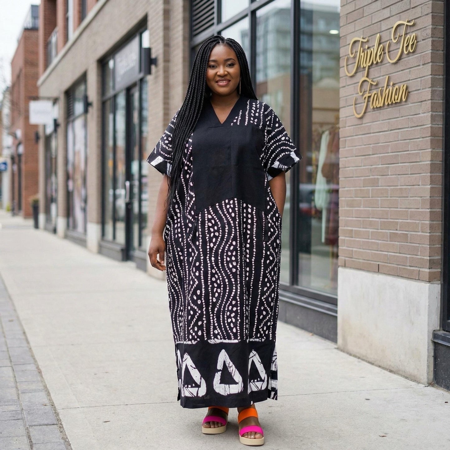 African Ankara Boubou dress| Kaftan| Handmade African print dress | Nigerian made | Tie and Dye | Boubou| Rich aunty| Bubu