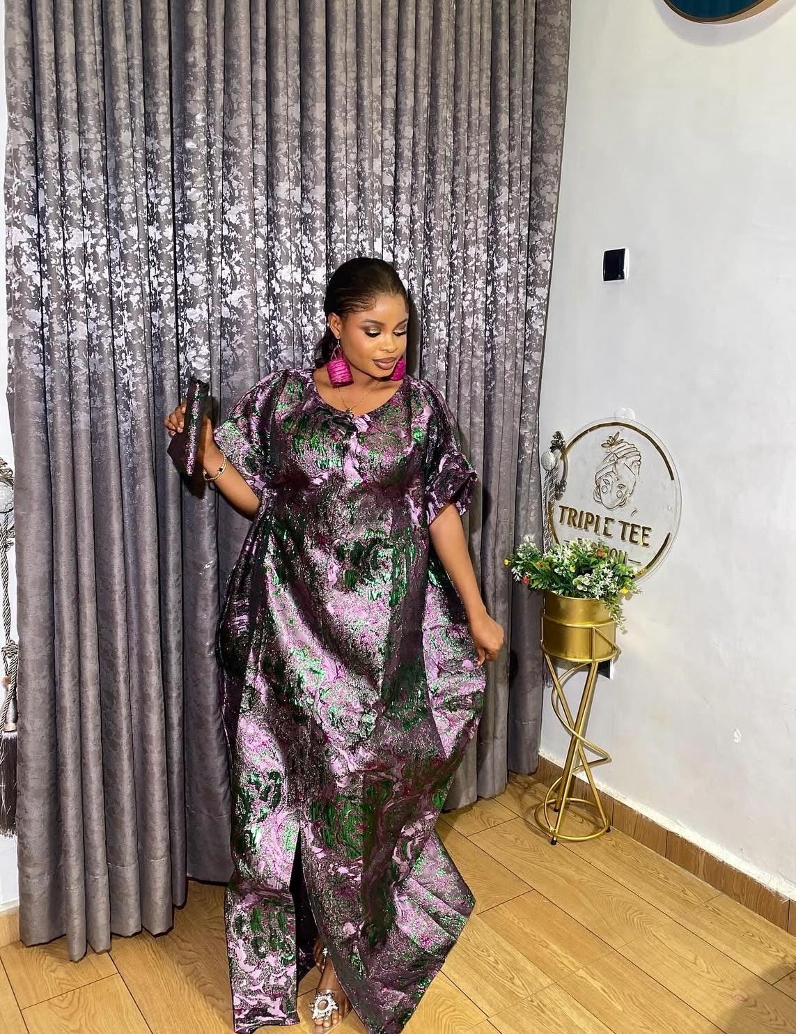 African brocade boubou dress| Rich aunty| danshiki | Kaftan| Jalabiya| Nigerian dress bubu| Party dress| European brocade boubou| Modesty