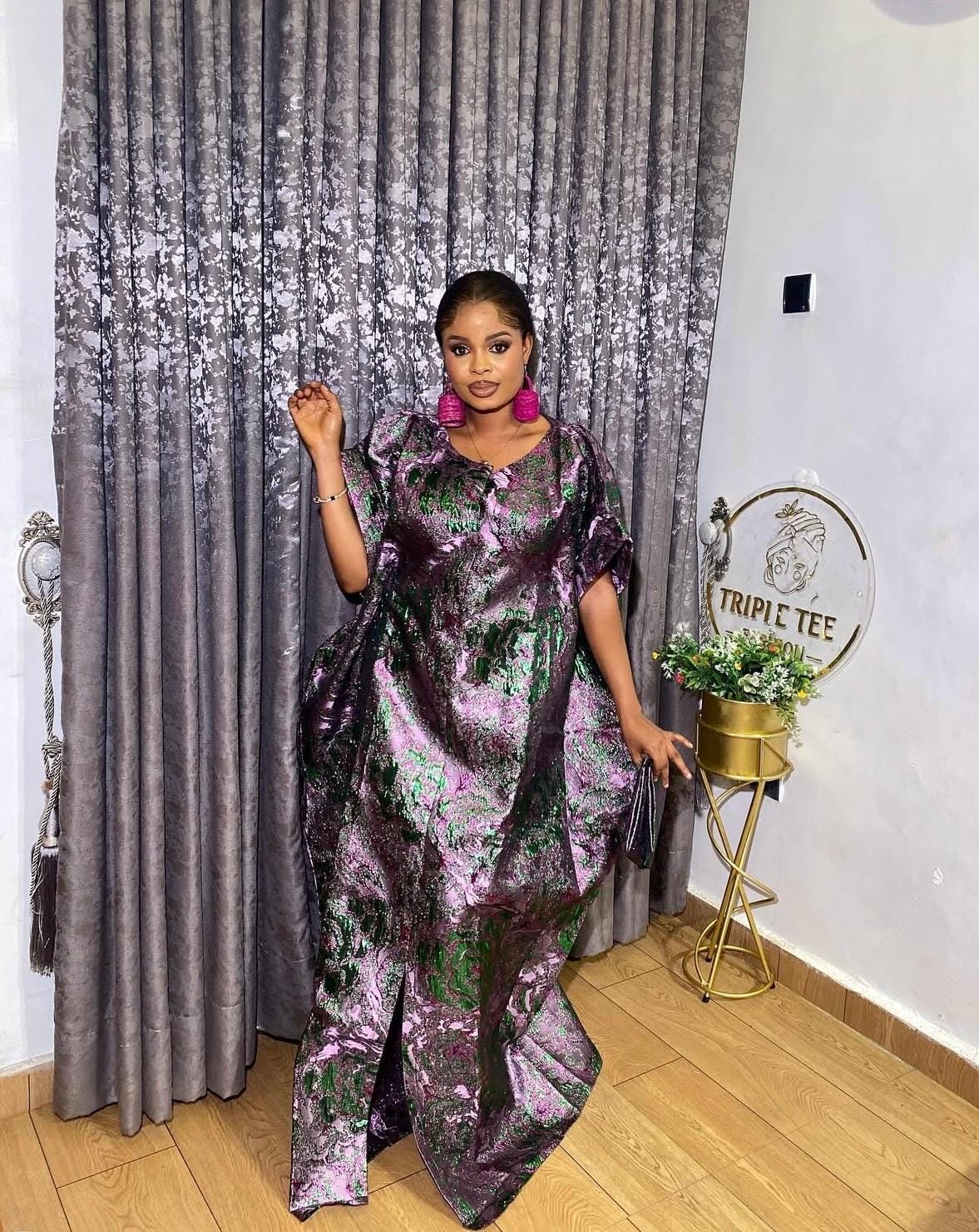 African brocade boubou dress| Rich aunty| danshiki | Kaftan| Jalabiya| Nigerian dress bubu| Party dress| European brocade boubou| Modesty