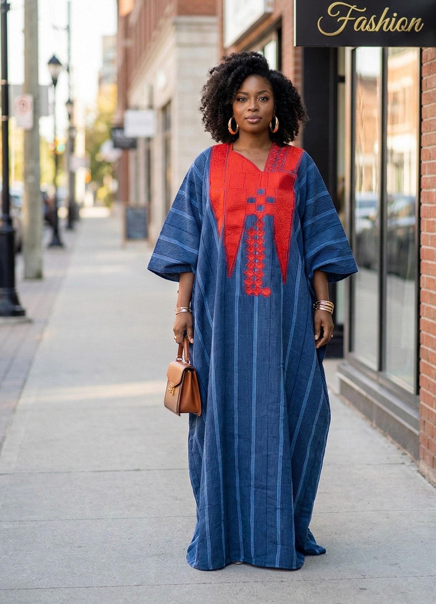 Handmade Aso Oke Boubou Gown | Tinko Embroidery, African Kaftan