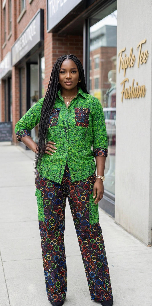 African Ankara dress and trouser | danshiki | Kaftan| African print dress | Nigerian made | Wedding Party dress| Boubou | Rich aunty vibes