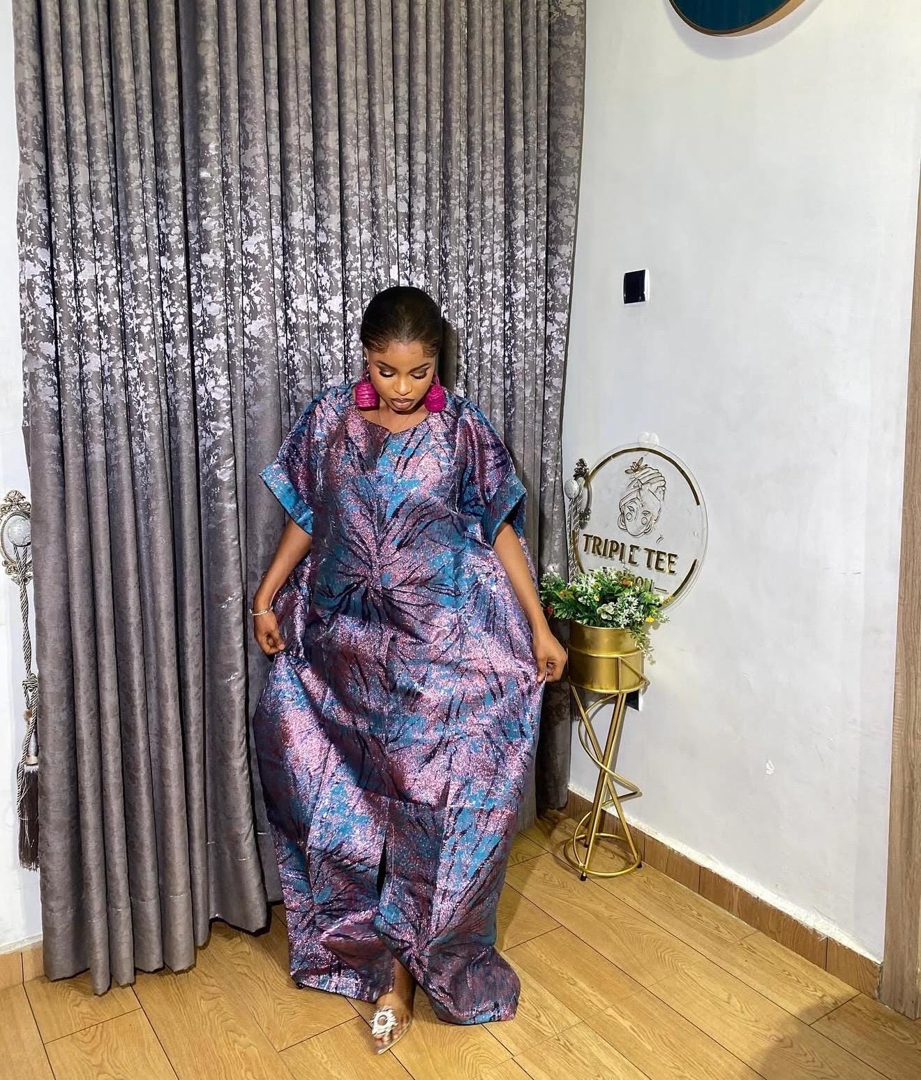 African brocade boubou dress| Rich aunty| danshiki | Kaftan| Jalabiya| Nigerian dress bubu| Party dress| European brocade boubou| Modesty