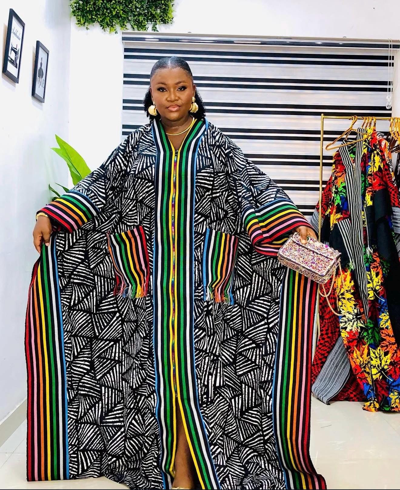 African Ankara Brocade dress| danshiki | Kaftan| Handmade African print dress | Nigerian made | Tie and Dye | Boubou| Rich aunty| Ankara