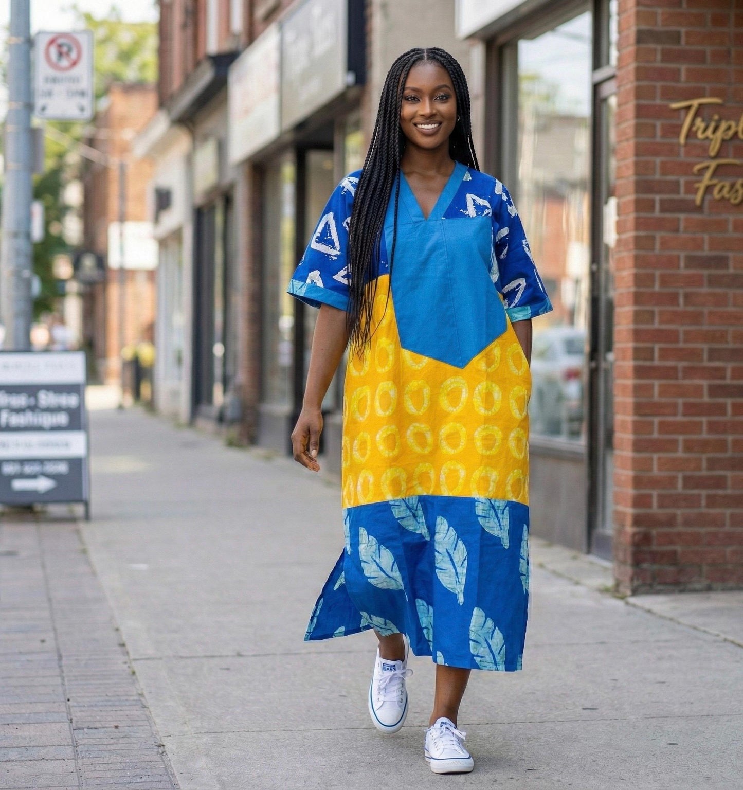 African Ankara Boubou dress| Kaftan| Handmade African print dress | Nigerian made | Tie and Dye | Boubou| Rich aunty| Bubu