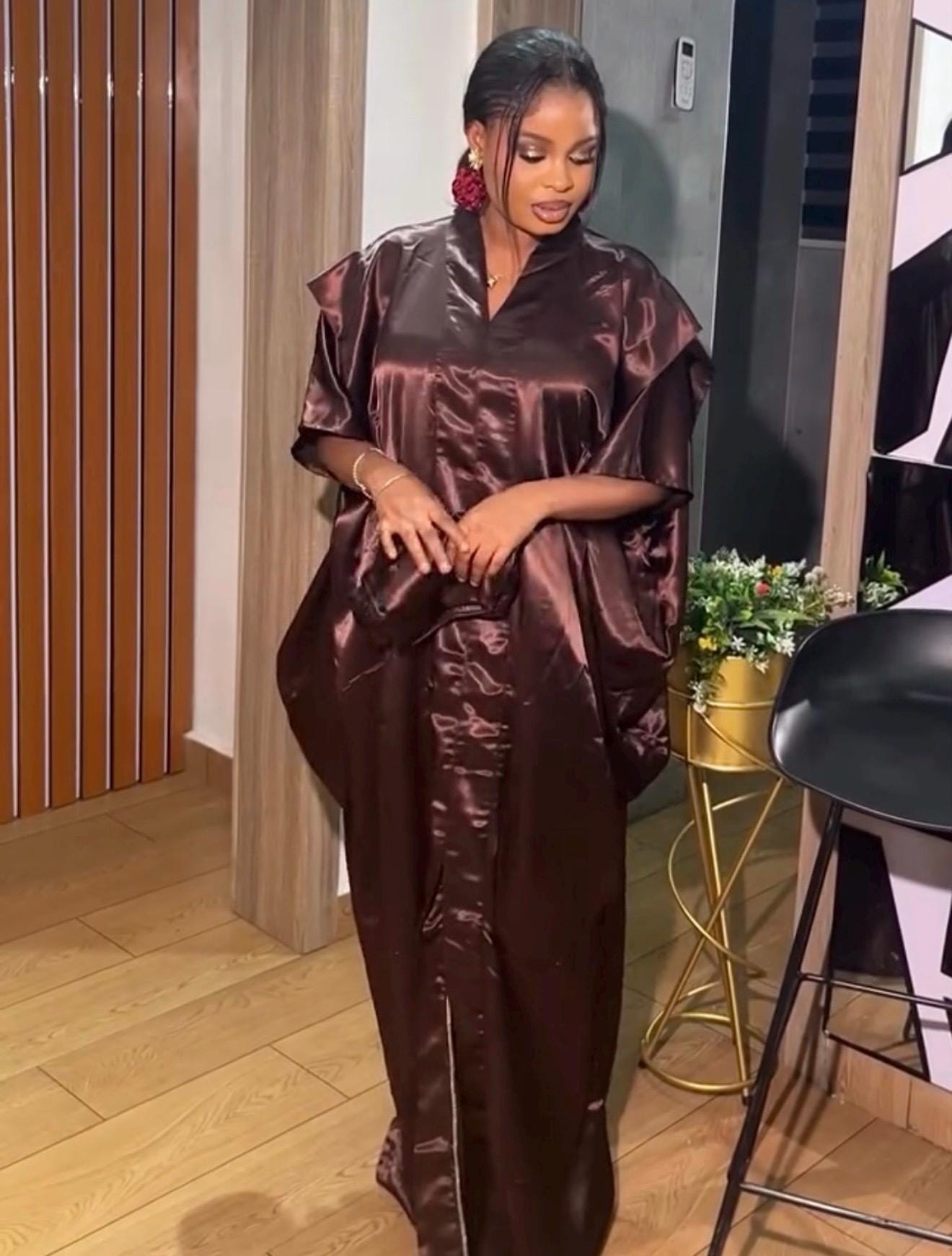 High quality duchess silk dress| Boubou| Rich aunty vibes| African dress| danshiki | Kaftan| Jalabiya| Rich aunty | Nigerian dress| Ankara