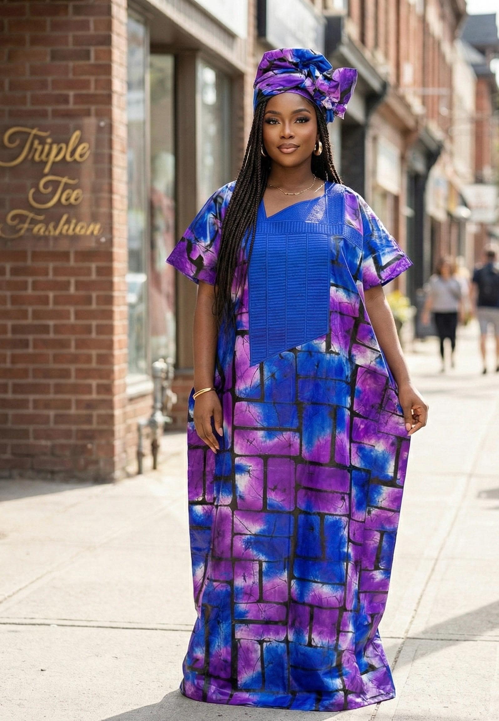 African Ankara dress| danshiki | Kaftan| Jalabiya| Rich aunty | Nigerian dress| Party dress| One size fits all| Adire boubou| Rich Aunty