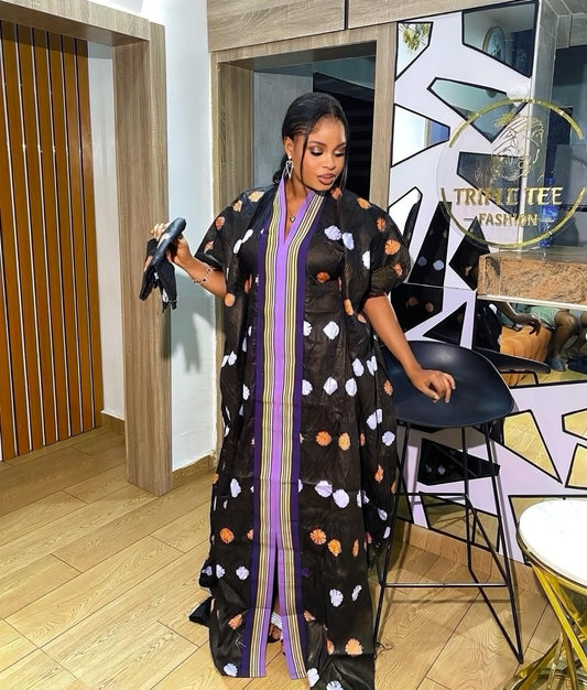 African Adire Batik dress| danshiki | Kaftan| Handmade African print dress | Nigerian made | Tie and Dye | Boubou| Rich aunty| Ankara