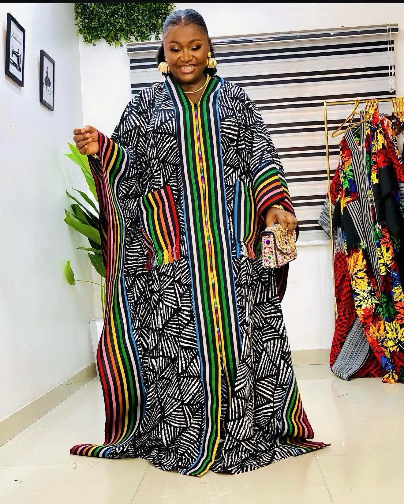 African Ankara Brocade dress| danshiki | Kaftan| Handmade African print dress | Nigerian made | Tie and Dye | Boubou| Rich aunty| Ankara