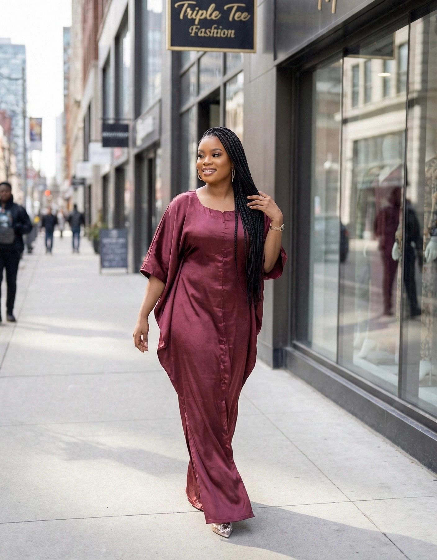 High quality duchess silk dress| Boubou| Rich aunty vibes| African dress| danshiki | Kaftan| Jalabiya| Rich aunty | Nigerian dress| Ankara