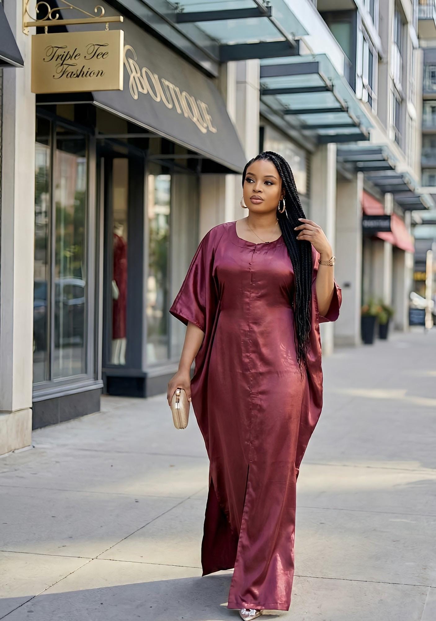 High quality duchess silk dress| Boubou| Rich aunty vibes| African dress| danshiki | Kaftan| Jalabiya| Rich aunty | Nigerian dress| Ankara