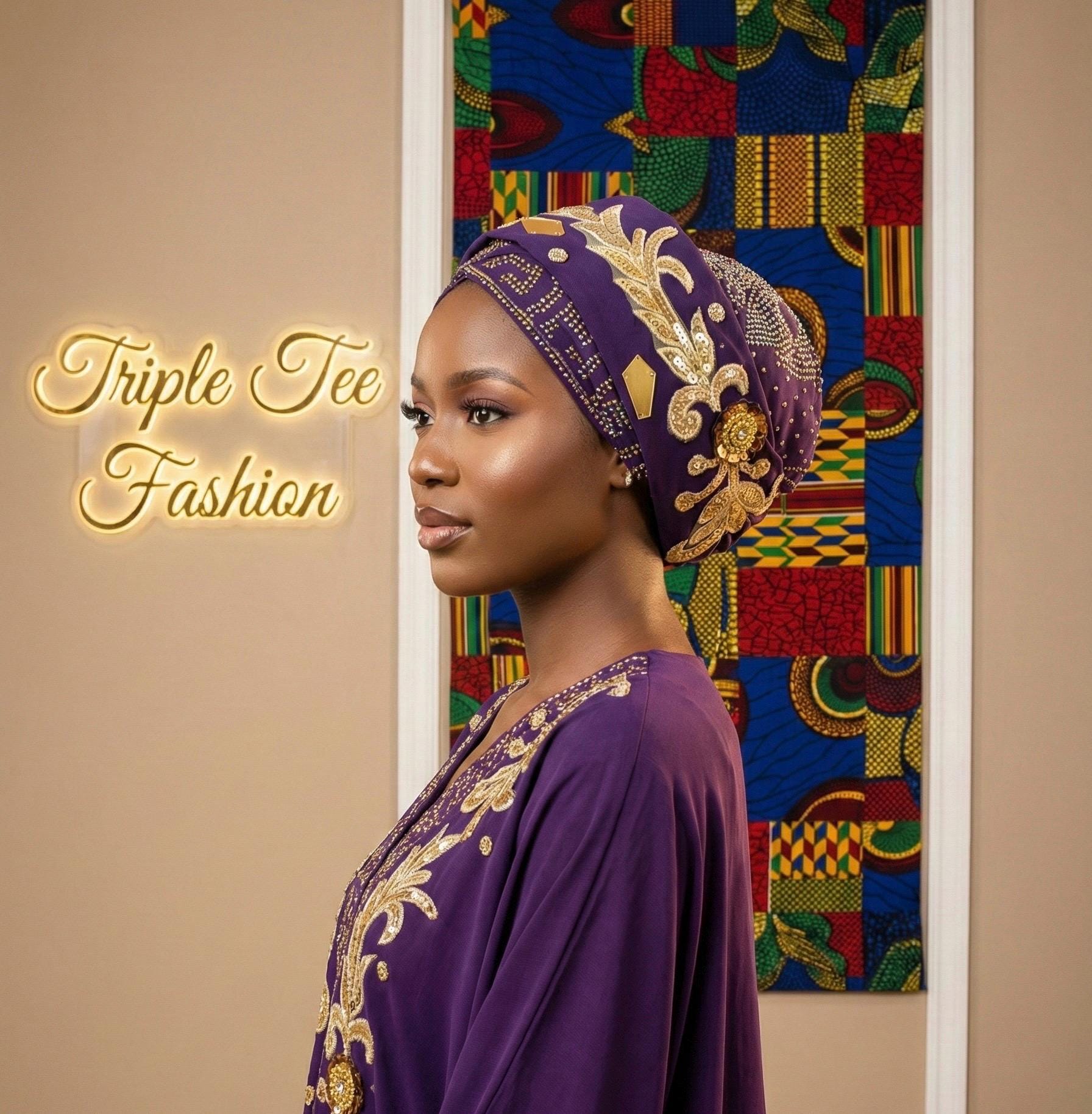 Luxury Turban Hat for Ladies| Pre tied Hat| Zara cap| Eid |Pre styled Head Tie| Ready To Wear Turban Headtie| African Auto cap| Muslim Women