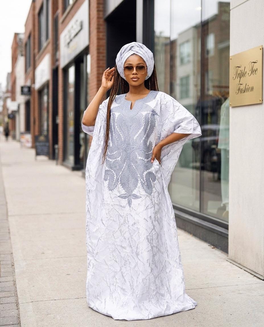 High Quality European Damask Brocade Agbada dress| danshiki| Nigerian made | African Fashion| Boubou| Rich aunty| Agbada for women| Tinko
