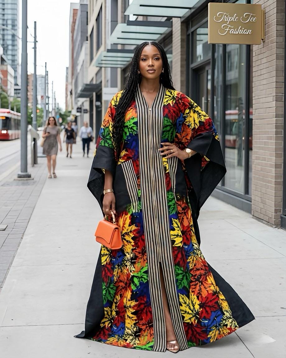 African Ankara Brocade dress| danshiki | Kaftan| Handmade African print dress | Nigerian made | Tie and Dye | Boubou| Rich aunty| Ankara