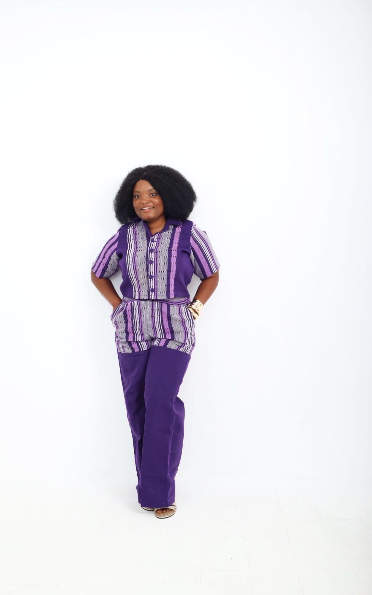 Authentic ASO OKE Boubou Kaftan | Nigerian Traditional Handwoven Fabric