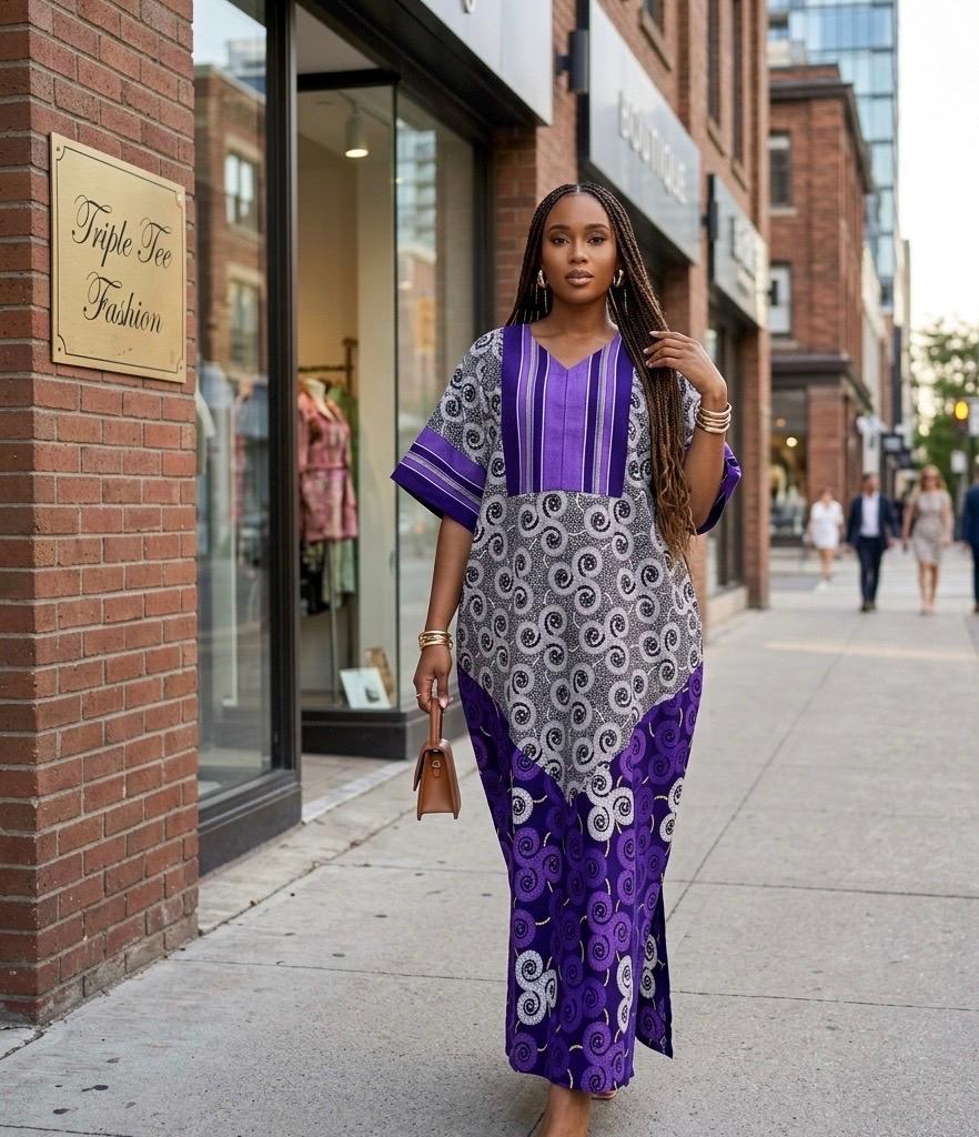 African Ankara Brocade dress| danshiki | Kaftan| Handmade African print dress | Nigerian made | Tie and Dye | Boubou| Rich aunty| Ankara