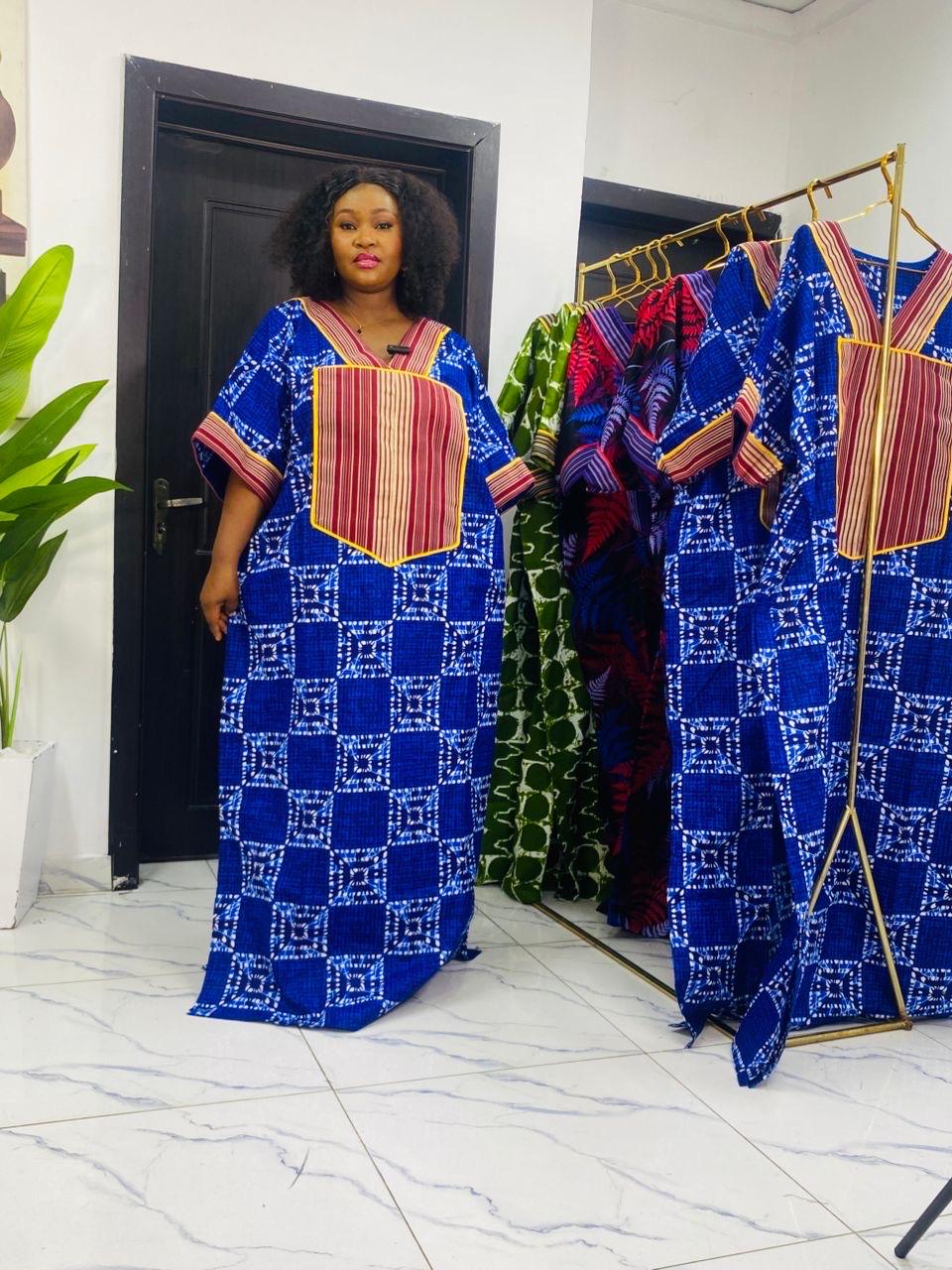 African Ankara Brocade dress| danshiki | Kaftan| Handmade African print dress | Nigerian made | Tie and Dye | Boubou| Rich aunty| Ankara
