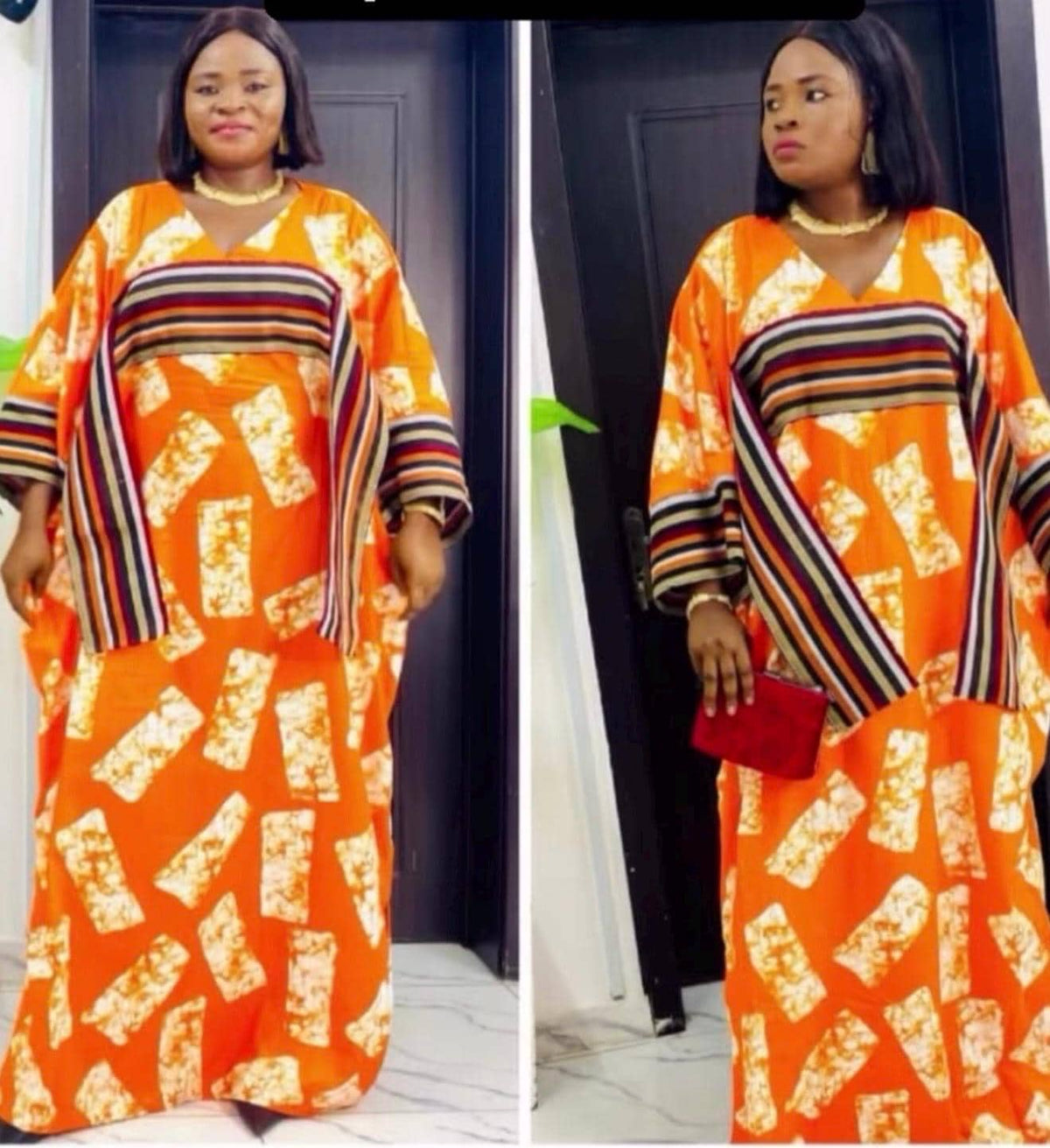 African Ankara Brocade dress| danshiki | Kaftan| Handmade African print dress | Nigerian made | Tie and Dye | Boubou| Rich aunty| Ankara