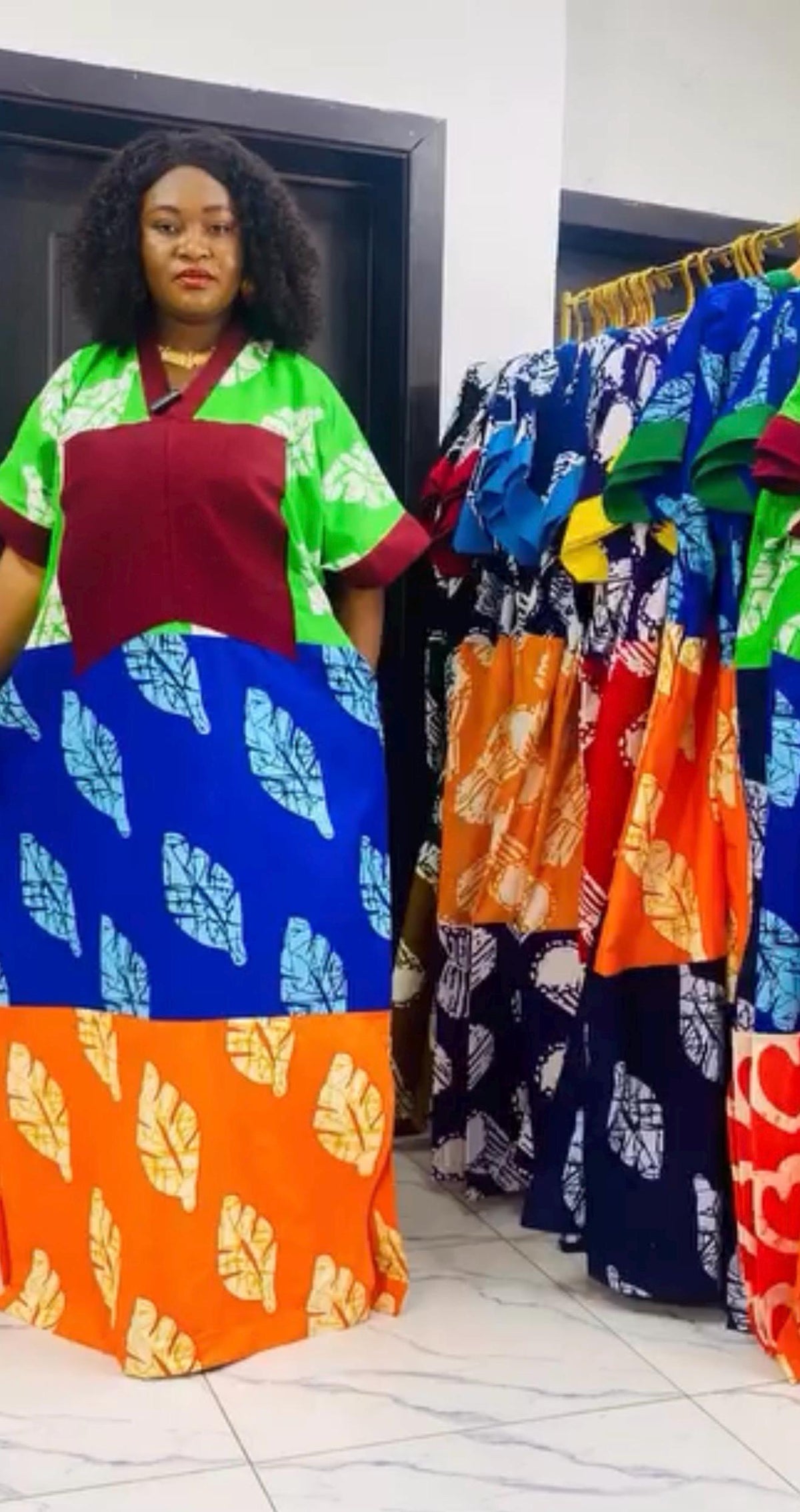 African Ankara Brocade dress| danshiki | Kaftan| Handmade African print dress | Nigerian made | Tie and Dye | Boubou| Rich aunty| Ankara