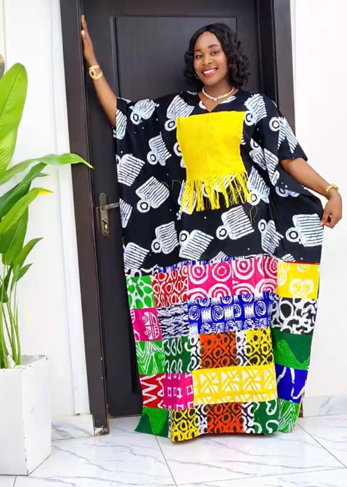 African Ankara Brocade dress| danshiki | Kaftan| Handmade African print dress | Nigerian made | Tie and Dye | Boubou| Rich aunty| Ankara