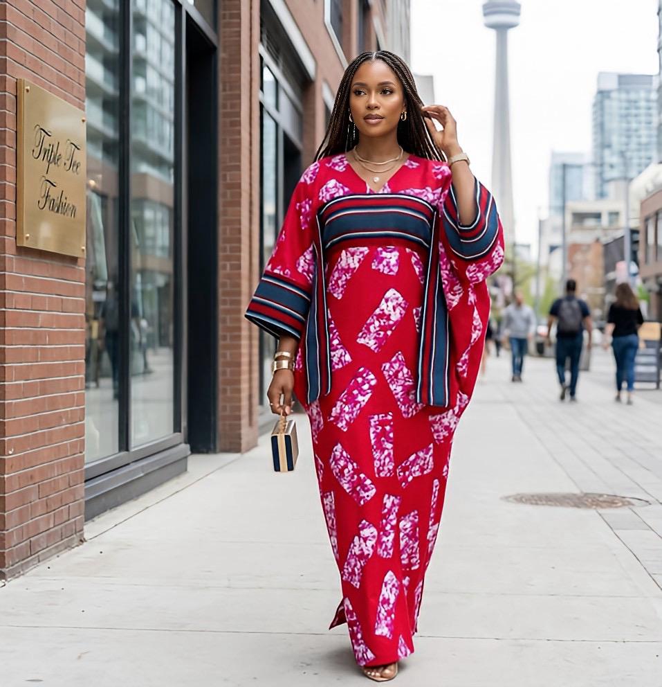 African Ankara Brocade dress| danshiki | Kaftan| Handmade African print dress | Nigerian made | Tie and Dye | Boubou| Rich aunty| Ankara