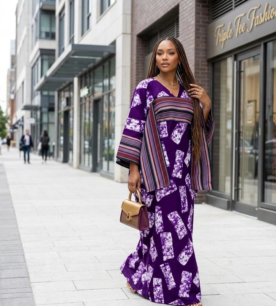 African Ankara Brocade dress| danshiki | Kaftan| Handmade African print dress | Nigerian made | Tie and Dye | Boubou| Rich aunty| Ankara