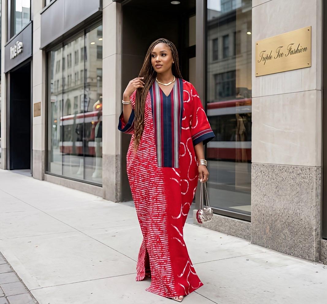 African Ankara Brocade dress| danshiki | Kaftan| Handmade African print dress | Nigerian made | Tie and Dye | Boubou| Rich aunty| Ankara