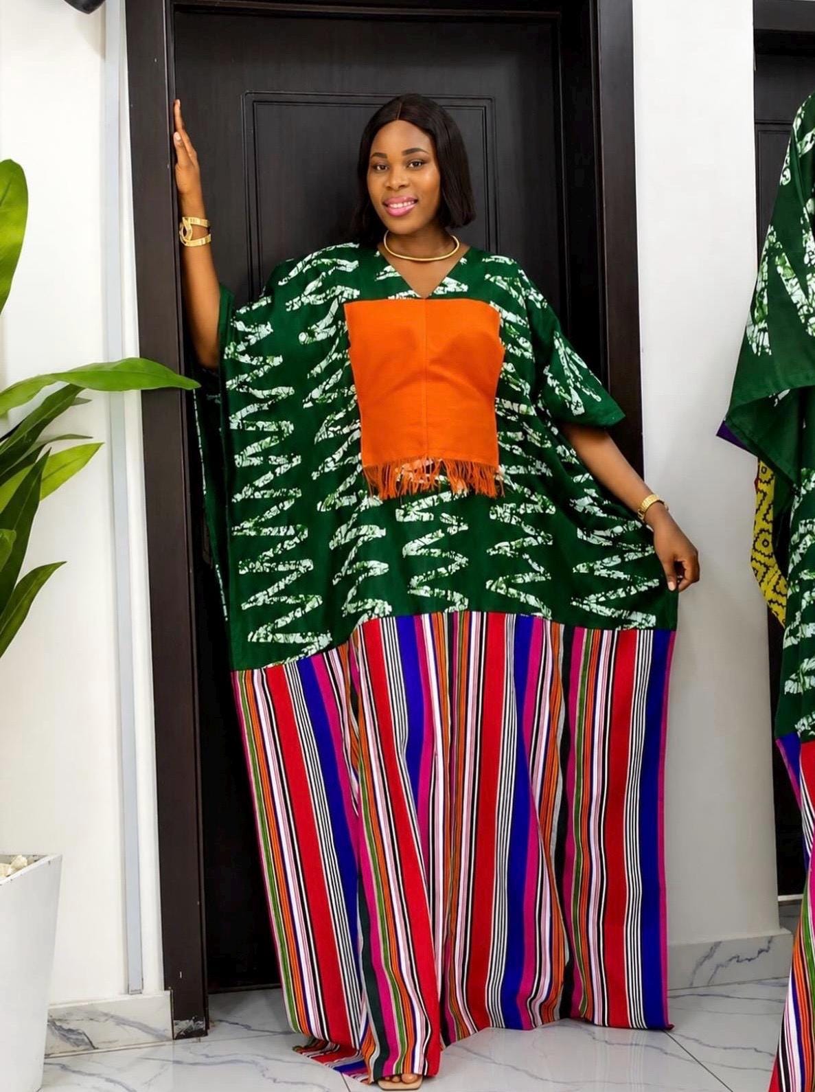 Ankara Boubou Dress | African Print Kaftan, Party Gown