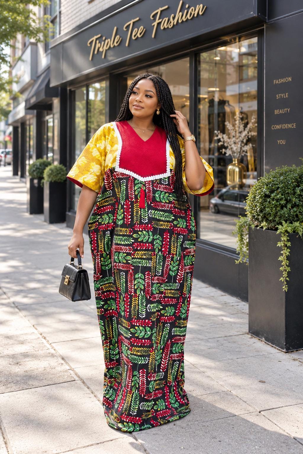 African Ankara Brocade dress| danshiki | Kaftan| Handmade African print dress | Nigerian made | Tie and Dye | Boubou| Rich aunty| Ankara