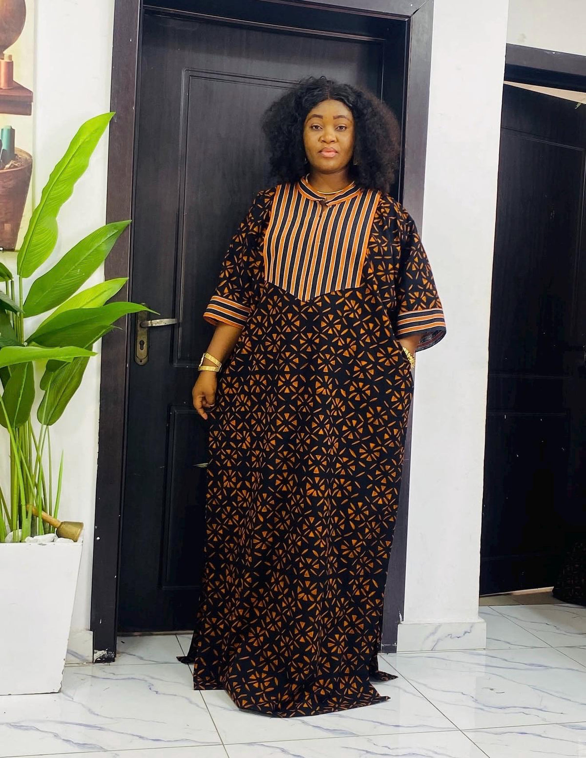African Ankara Brocade dress| danshiki | Kaftan| Handmade African print dress | Nigerian made | Tie and Dye | Boubou| Rich aunty| Ankara
