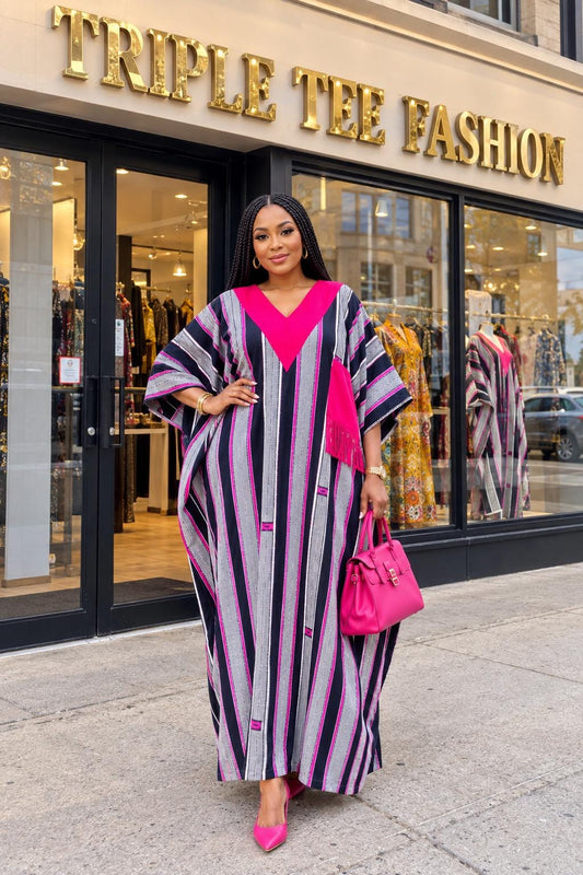 Handmade Ankara Kaftan | Nigerian Print Dress