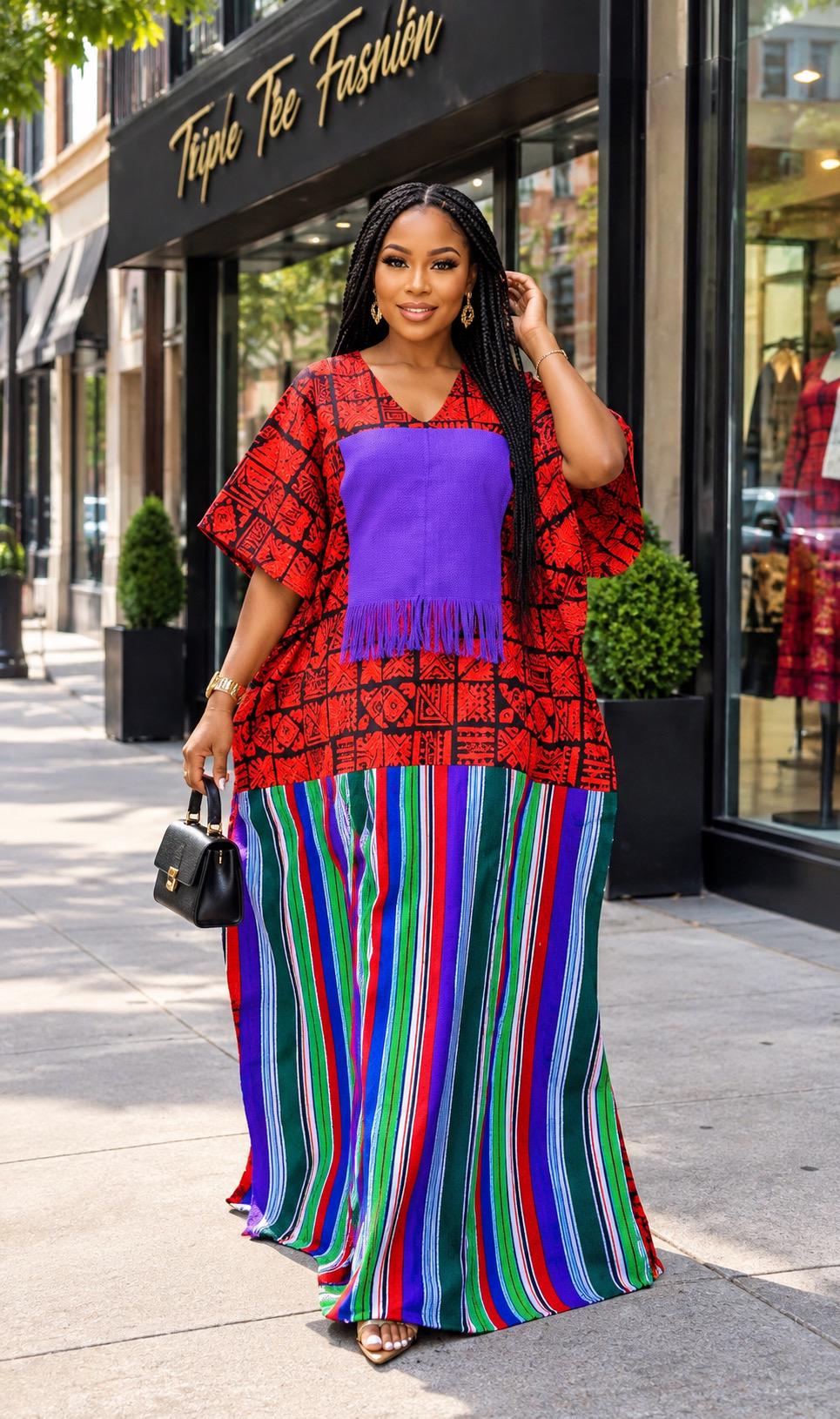 African Ankara Brocade dress| danshiki | Kaftan| Handmade African print dress | Nigerian made | Tie and Dye | Boubou| Rich aunty| Ankara