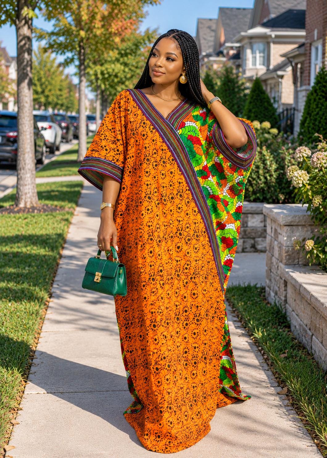 African Ankara Brocade dress| danshiki | Kaftan| Handmade African print dress | Nigerian made | Tie and Dye | Boubou| Rich aunty| Ankara