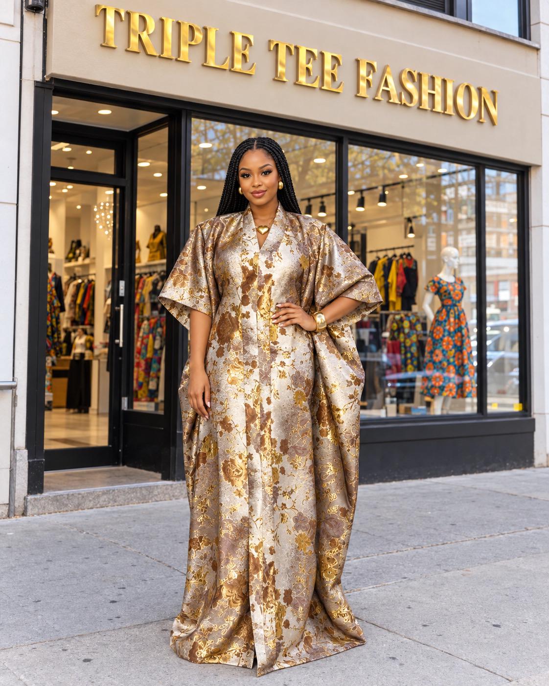African brocade boubou dress| Rich aunty| danshiki | Kaftan| Jalabiya| Nigerian dress bubu| Party dress| European brocade boubou| Modesty